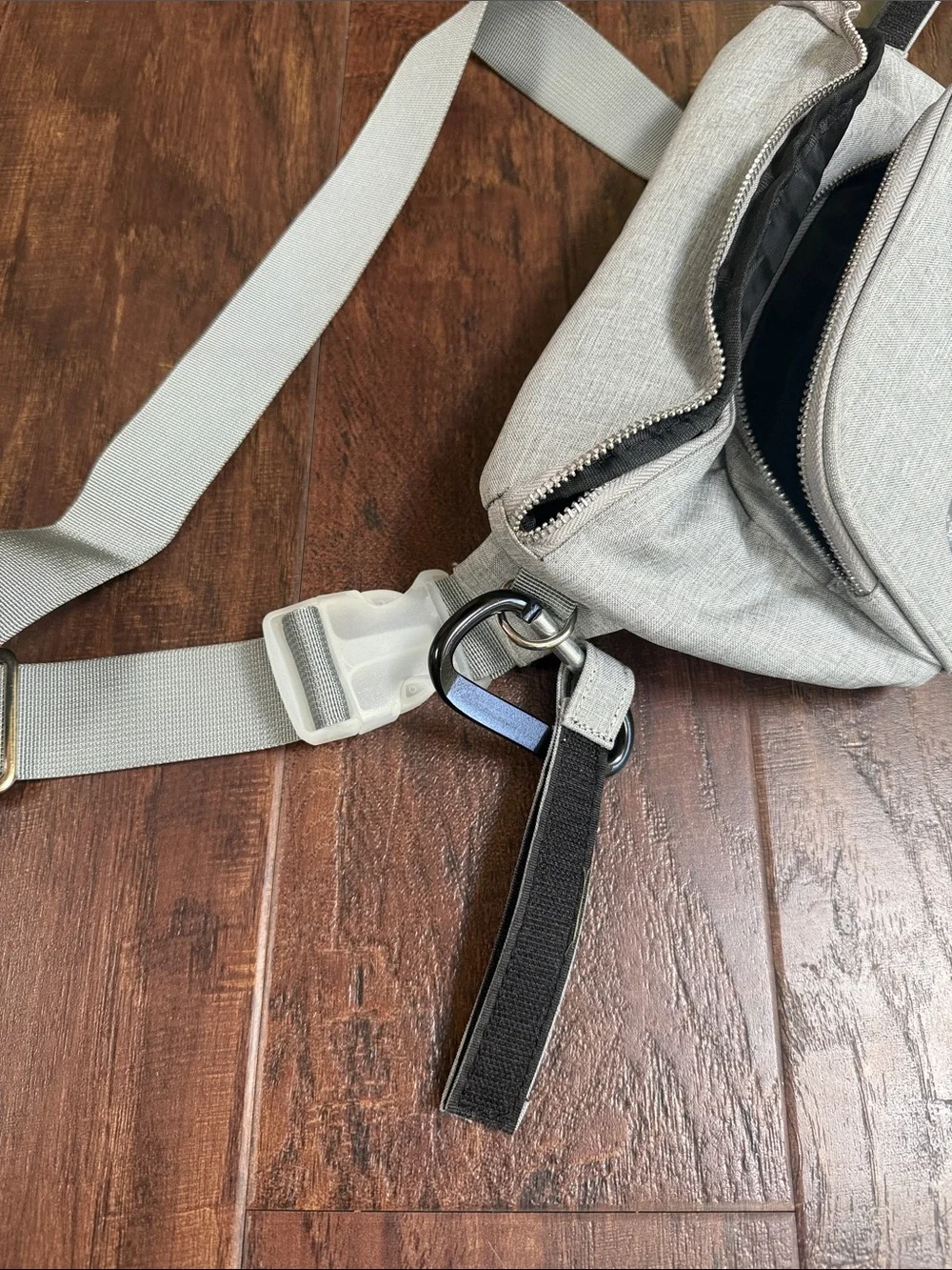Suissie Fanny Pack Diaper Bag Gray